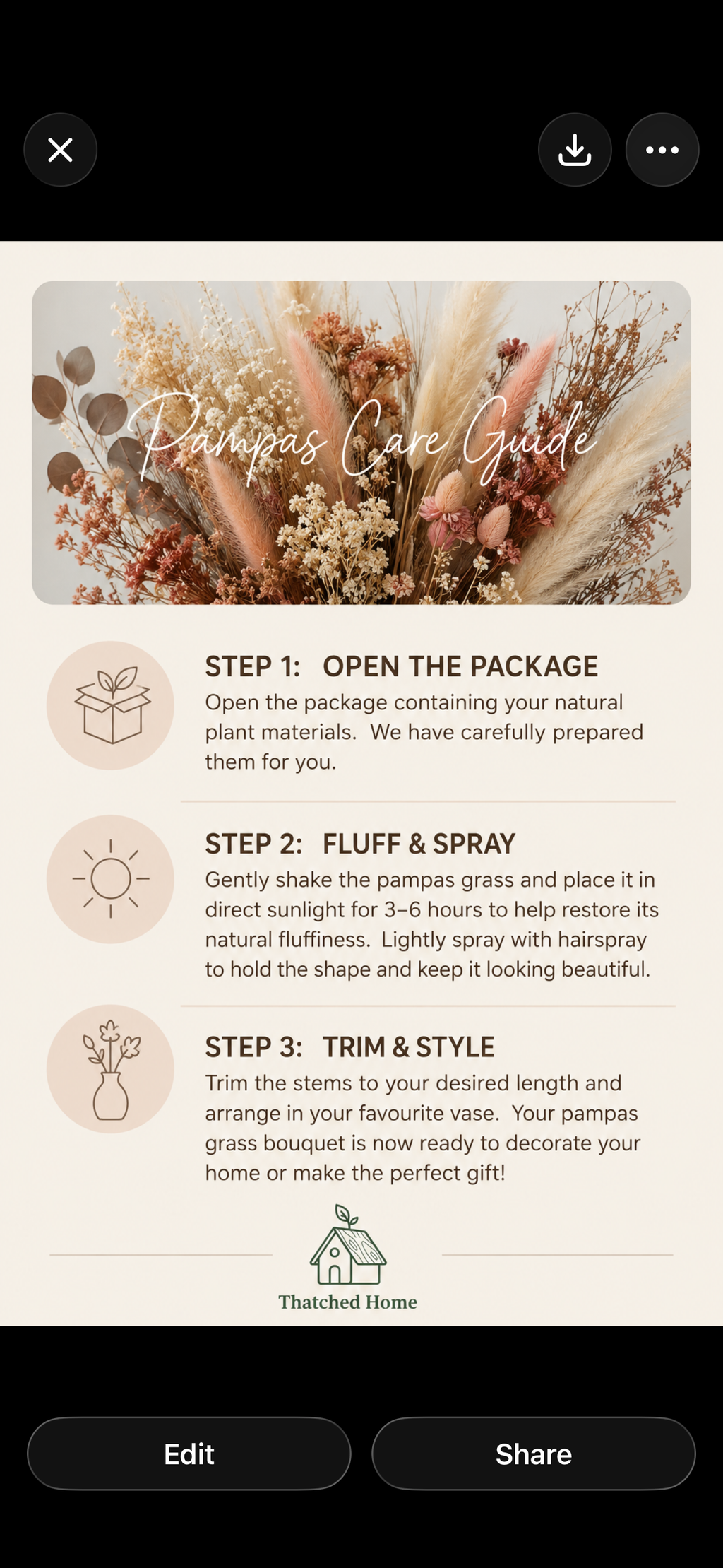 Dried Flower Bouquet