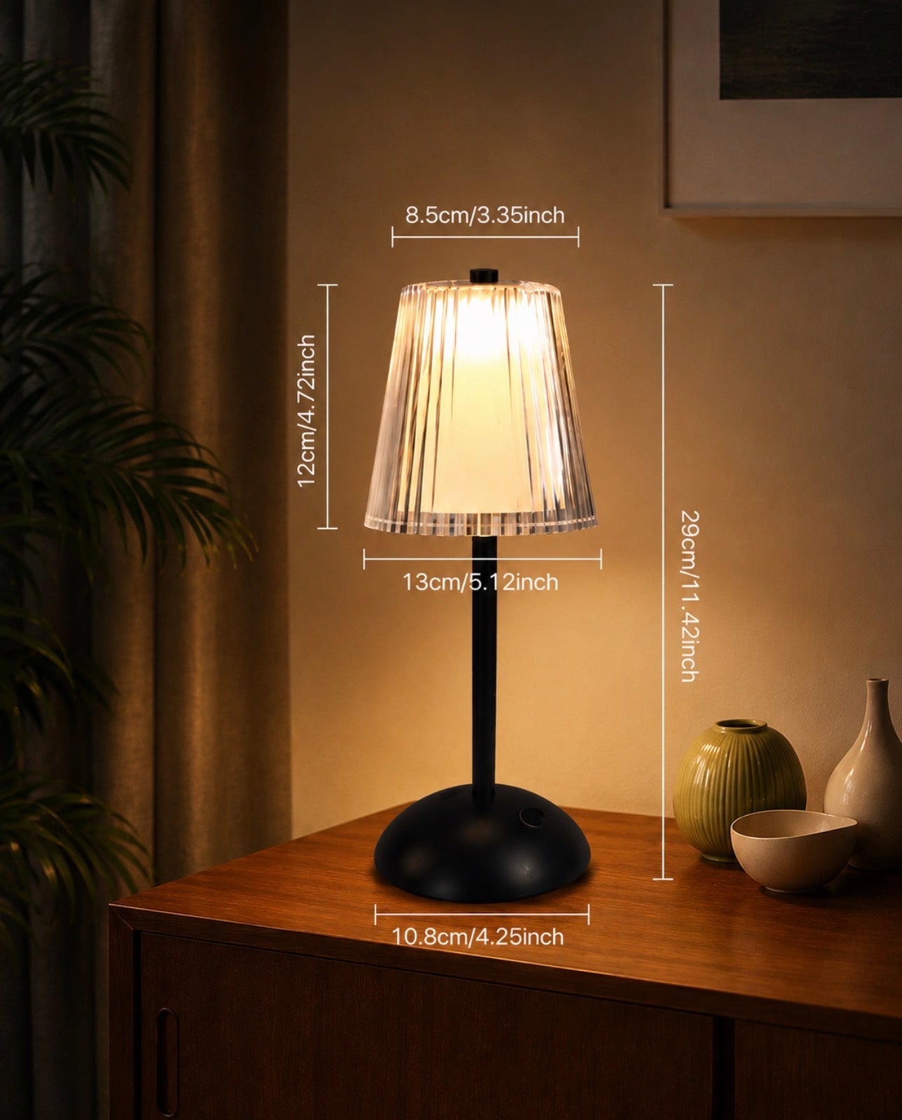 Vintage Rechargeable Desk Lamp